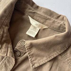 H&M Regular Fit Corduroy Shirt Tan Beige